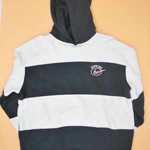 Supreme x Nike Stripe Hooded Sweatshirt SS19